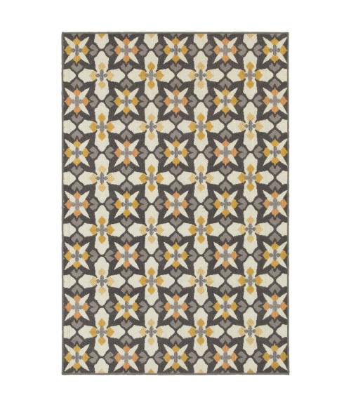 Oriental Weavers Area Rug Hampton 8021L Grey 5' 3" X  7' 6"