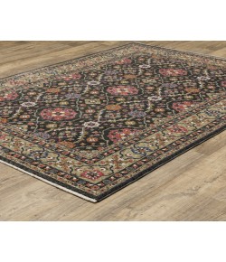 Oriental Weavers Hastings Ha07D Charcoal/ Pink 9 Ft.10 In. X 12 Ft.10 In. Rectangle Rug