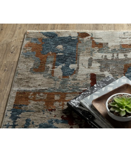Oriental Weavers HAYDEN hay02 Beige/Multi Rug 5'3X7'6