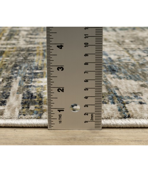 Oriental Weavers HAYDEN hay05 Blue/Gold Rug 5' 3X7' 6