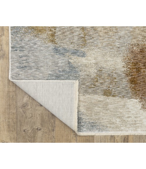 Oriental Weavers HAYDEN hay09 Beige/Rust Rug 6'7X9'6