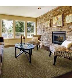 Oriental Weavers Heavenly 73403 Green/ Green Area Rug 5 ft. 0 in. X 7 ft. 0 in. Rectangle