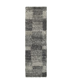 Oriental Weavers Henderson 531Z1 Grey/ Charcoal Area Rug 2 ft. 3 in. X 7 ft. 6 in. Runner