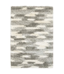 Oriental Weavers Henderson 565J9 Grey/ Ivory Area Rug 3 ft. 10 in. X 5 ft. 5 in. Rectangle