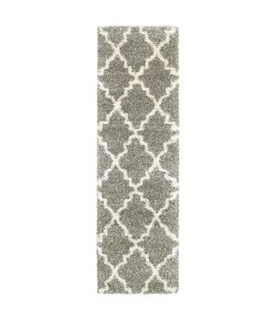 Oriental Weavers Henderson 092E9 Grey/ Ivory Area Rug 2 ft. 3 in. X 7 ft. 6 in. Runner
