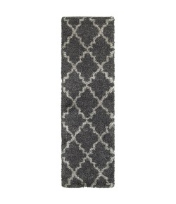 Oriental Weavers Henderson 092K1 Charcoal/ Grey Area Rug 2 ft. 3 in. X 7 ft. 6 in. Runner