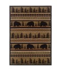 Oriental Weavers Area Rug Hudson 1066A Black 5' 3" X  7' 6"