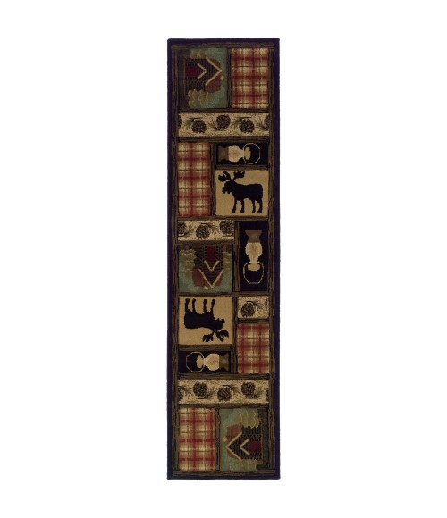 Oriental Weavers Area Rug Hudson 1067A Brown 6' 7" X  9' 6"
