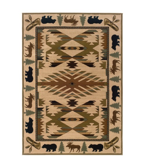 Oriental Weavers Area Rug Hudson 1072A Ivory 6' 7" X  9' 6"