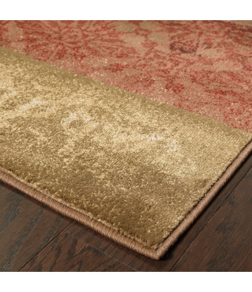 Hudson Area Rug Oriental Weavers Area Rug Hudson 040A1 Beige 5' 3" X 7' 6"