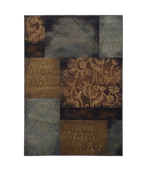 Oriental Weavers Area Rug Hudson 4878B Brown 7' 8" X 10'10"