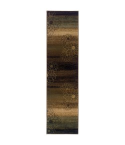 Oriental Weavers Hudson 074A1 Brown/ Beige Area Rug 1 ft. 10 in. X 7 ft. 6 in. Runner