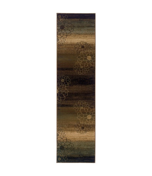 Oriental Weavers Area Rug Hudson 074A1 Brown 5' 3" X  7' 6"