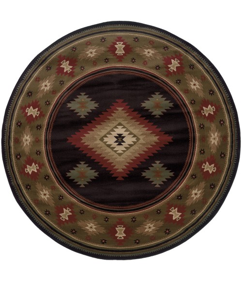 Oriental Weavers Area Rug Hudson 087G1 Black 7' 8" X 10'10"