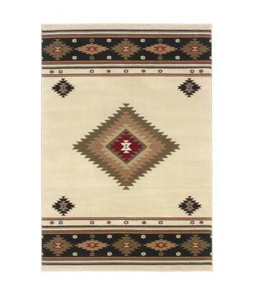 Oriental Weavers Area Rug Hudson 087I1 Beige 6' 7" X  9' 6"