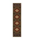 Hudson Area Rug Oriental Weavers Area Rug Hudson 087J1 Green 7' 8" X 10'10"