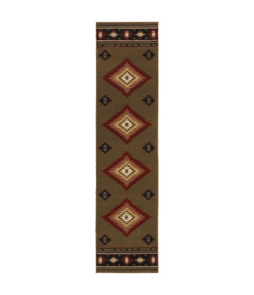 Hudson Area Rug Oriental Weavers Area Rug Hudson 087J1 Green 7' 8" X 10'10"