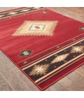 Oriental Weavers Area Rug Hudson 087K1 Red 5' 3" X  7' 6"