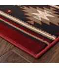 Oriental Weavers Area Rug Hudson 087K1 Red 5' 3" X  7' 6"
