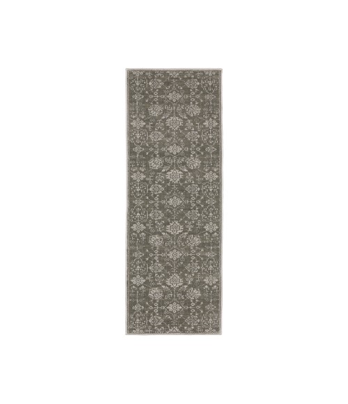 Oriental Weavers INTRIGUE int01 Grey/Grey Rug 2'3X7'6