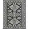 Oriental Weavers Intrigue Int05 Blue/ Beige 6 Ft. 7 In. X 9 Ft. 6 In. Rectangle Rug