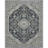 Oriental Weavers Intrigue Int07 Blue/ Beige 6 Ft. 7 In. X 9 Ft. 6 In. Rectangle Rug