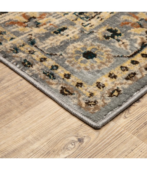 Oriental Weavers Area Rug Juliette 203W3 Grey 9'10" X 12'10"