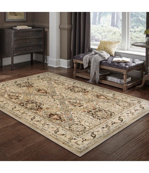 Oriental Weavers Area Rug Juliette 532W3 Beige 9'10" X 12'10"