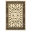 Oriental Weavers Kashan 108X1 Ivory/ Black Area Rug 1 ft. 10 in. X 3 ft. 0 in. Rectangle