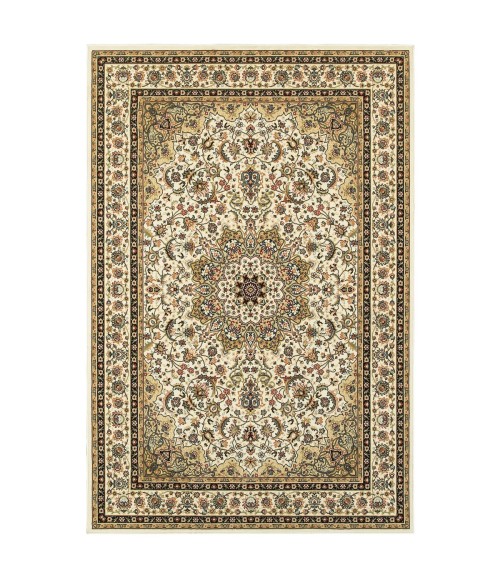 Kashan Area Rug Oriental Weavers Area Rug Kashan 119W1 Ivory 1'10" X 3' 0"