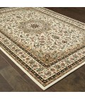 Kashan Area Rug Oriental Weavers Area Rug Kashan 119W1 Ivory 1'10" X 3' 0"