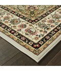 Kashan Area Rug Oriental Weavers Area Rug Kashan 119W1 Ivory 1'10" X 3' 0"