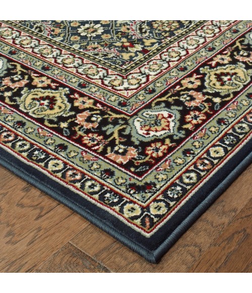 Oriental Weavers Area Rug Kashan 180L1 Navy 1'10" X  3' 0"