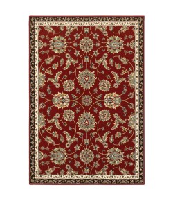 Oriental Weavers Kashan 370Ri Red/ Multi Area Rug 7 ft. 10 in. X 10 ft. 10 in. Rectangle