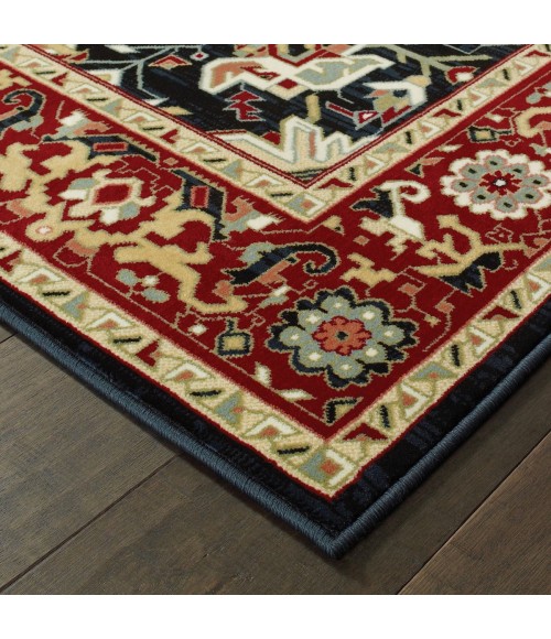 Kashan Area Rug Oriental Weavers Area Rug Kashan 096W1 Red 2' 3" X  7' 6" Runner