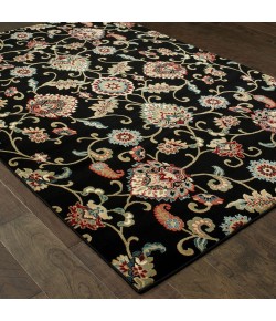 Oriental Weavers Kashan 9946K Black/ Multi Area Rug 6 ft. 7 in. X 9 ft. 6 in. Rectangle
