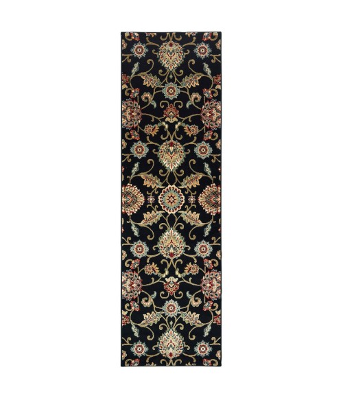 Oriental Weavers Area Rug Kashan 9946K Black 6' 7" X  9' 6"