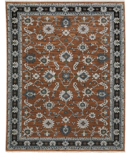 Oriental Weavers KEIRA kei05 Rust/Grey Rug 6' 7X9' 6