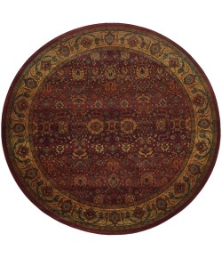 Oriental Weavers Kharma 332C4 Red/ Gold Area Rug 8 ft. Round