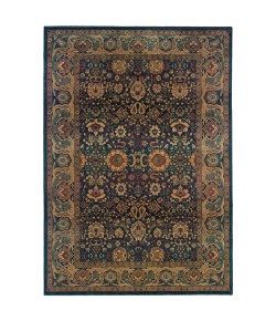 Oriental Weavers Kharma 332X4 Blue/ Beige Area Rug 2 ft. X 3 ft. Rectangle