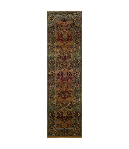 Oriental Weavers Area Rug Kharma 465J4 Green 9' 9" X 12' 2"