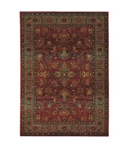 Oriental Weavers Kharma 836C4 Red/ Green Area Rug 5 ft. 3 in. X 7 ft. 6 in. Rectangle