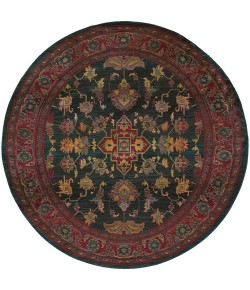 Oriental Weavers Kharma 836F4 Blue/ Red Area Rug 2 ft. 6 in. X 9 ft. 1 in. Runner