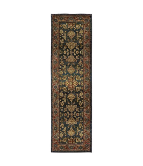 Oriental Weavers Area Rug Kharma 836F4 Blue 6' 7" X  9' 1"