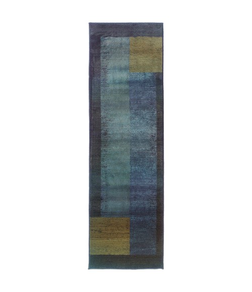 Oriental Weavers Area Rug Kharma Ii 1092L Blue 6' 7" X  9' 1"