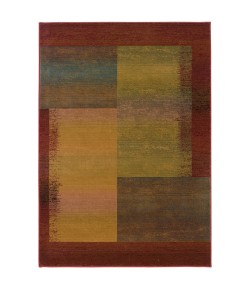 Oriental Weavers Kharma Ii 1092W Green/ Red Area Rug 6 ft. 7 in. X 9 ft. 1 in. Rectangle