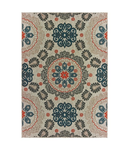 Oriental Weavers Area Rug Latitude 1903W Grey 7'10" X 10'