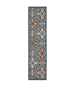 Oriental Weavers Latitude 709B3 Blue/ Orange Area Rug 7 ft. 10 in. X 10 ft. Rectangle