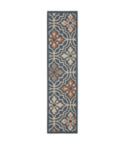 Oriental Weavers Latitude 709B3 Blue/ Orange Area Rug 9 ft. 10 in. X 12 ft. 10 in. Rectangle