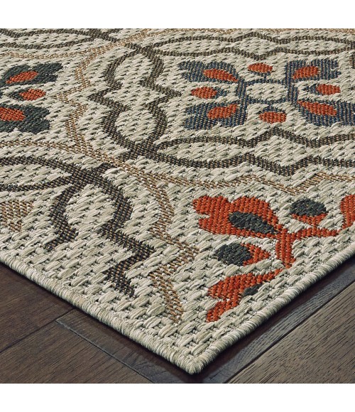 Oriental Weavers Area Rug Latitude 709Y3 Grey 5' 3" X  7' 3"